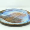 Dining plate- blue infused